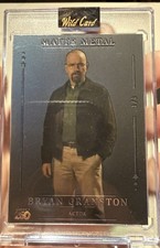 Wild Card Matte Metal America 250 Bryan Cranston Metal Card Exclusive 1/1 picture