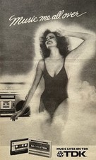 Vintage 1981 TDK SA-C90 cassette tapes Sexy Original Print Ad 16.5x30cm RSM 356 picture