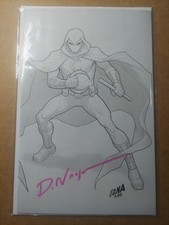 [SIGNED] Marc Spector Moon Knight #3 1:50 Ratio By David Nakayama Virgin w/COA  picture