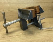 Vintage Columbian No. 1702 Clamp-On Woodworking Vise USA Bench Table Wood Clamp picture