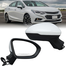 Right Passenger Side Mirror Fits 2016-2019 Chevy Cruze White 3Pins picture