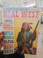 Real West #55 September 1967 Geronimo Gun Fight Hanging Texas Hero Army picture