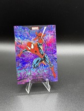 2025 Kakawow Aura Spider-Man #AM-ZIBL-07 Purple/75 Rare picture