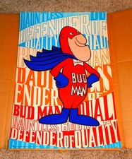 Original NOS 1971 BUDWEISER BUD MAN 30