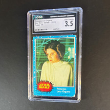 Topps 1977 Star Wars Series 1 Base Set #5 Princess Leia Organa CGC 3.5 Card picture