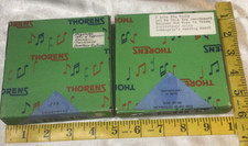 Vintage TWO BOXES THORENS Music Box Discs 10pc #CL-1 Carmen, #RO-1 Wedding March picture