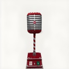 Gemmy North Pole Communicator Microphone Talk to Santa Records Playback **TESTED picture
