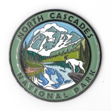 North Cascades National Park Collectible Magnet - Enamel NEW Cre8Travel picture