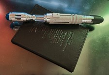US NOW 10th Doctor Who Metal Sonic Screwdriver Scalable LED Replica Prop Gift picture