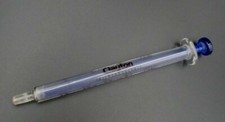 Vintage Clayton Glass Medical Syringe picture