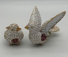 VTG Value Arts Cloisonne Wedding Doves Set Of Two picture