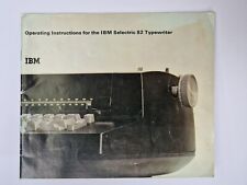 IBM Operating Instructions for The Selectric 82 Typewriter 1970s, English picture