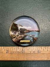 Rare Vintage Bermuda Islands Bubble Souvenir Paperweight Hand Colored picture