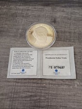 2009 AMERICAN MINT ABRAHAM LINCOLN PRESIDENTIAL DOLLAR TRIALS 24K LAYERED/COA picture