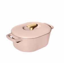 Beautiful 6 Quart Enamel Dutch Oven, Rose by Drew Barrymore picture