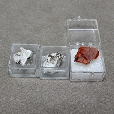 MINERALS FROM Mount Saint Hilaire, CANADA. 3 piece lot picture