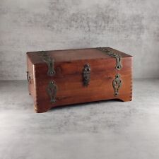 Vintage McGraw Box Company NY Red Cedar Sm Dresser Chest w Side Handles Lockable picture