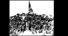 1898 Colonel Teddy Roosevelt PHOTO Rough Riders After Battle,President Roosevelt picture