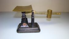 Antique Fairbanks Brass & Cast Iron Scale PA Serial F Small Scale picture