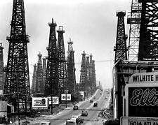1948 LONG BEACH California Oil Fields BORDERLESS 8X10 Photo picture