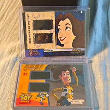 Upper Deck Disney Treasures Reel Piece of History 2 Cards Actual Movie Frame 🔥 picture