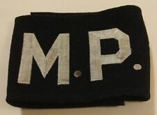 Rare WW2 US Army Military Police (M.P.) Arm Band with Dot After Each Letter picture