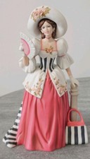 Vintage AVON The 1994 Mrs. Albee Award Full-size Fine Porcelain Lady w/Box+Card picture