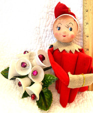 Vintage knee hugger ELF larger size, JAPAN vintage HOLIDAY kitsch 1960's + bells picture