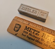 Ziegler CAT Caterpillar Construction Equipment Vintage Advertising Paperweight.  picture