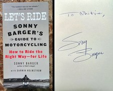 Let's ride - Sunny Barger signed autographed first edition picture