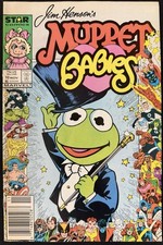 Muppet Babies #10 1986 Marvel 25th Anniversary Newsstand RARE Star Comics picture
