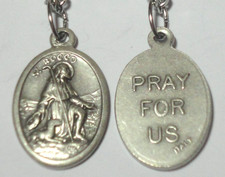 St Roch (Rocco or Rock) Holy Medal on Chain - Patron Saint of Knees & Dogs picture