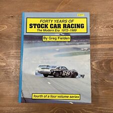 Forty Years Of Stock Car Racing 1972 to 1989 SIGNED By Greg Fielden picture