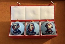 Glenn Beck American Revival Ornaments Faith Hope Charity Presidents Conservative picture