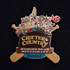 Disney Critter Country Hungry Bear Br'er Rabbit LE Cast Pin Splash Mountain VHTF picture
