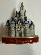Rare Walt Disney World Magic Kingdom Cinderella 3D Rubber Castle Magnet picture