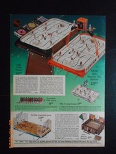 1971 NHL Hockey Table Top Stanley Cup Toy Game AD Basketball Football Pinball picture