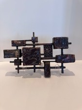 Brutalist Wall Sculpture By Syroco, Mid Century Modern picture