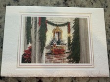 RARE Reagan Presidential White House Christmas Card 1988 Hallmark picture