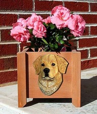 Golden Retriever Planter Flower Pot Light picture