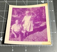 1960s Unusual Man Shows TOUCHES Wife’s FALSE PEG LEG Amputee Pirate Vtg PHOTO picture