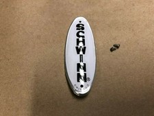 Schwinn Stingray White Bicycle Badge & NOS Screws Krate Cruiser Lightweight && picture