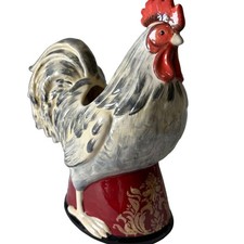 Certified International Susan Winget Avignon Rooster Planter Country Decor picture