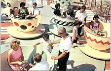 Vintage Postcard Legend City Krazy Kups Ride Phoenix Tempe Arizona Fun Park picture