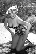 Anita Ekberg 💙 4x6 Photo - 1960s Hollywood Actress - Screen Star picture