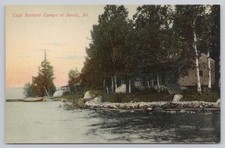 Capt Barkers Camps Bemis Maine Vintage Scenic Lakeside Postcard picture