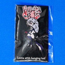 Helluva Boss Loona w/ Hanging Tail Enamel Pin Vivziepop Luna Furry picture