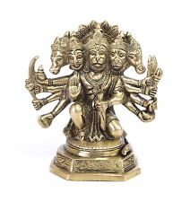 Elegant Brass Handicraft Lord Panchmukhi Hanuman Statue/ Showpiece picture