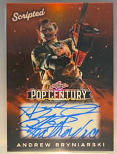 2026 Leaf Pop Century Scripted Andrew Bryniarski Auto S-AB1 Leatherface 2/4 picture