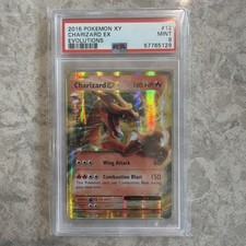 2016 Pokemon XY Evolutions Charizard EX  Holo 12/108 PSA 9 Mint Rare picture